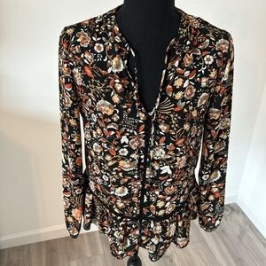 A.N.A Floral Long Sleeve Blouse